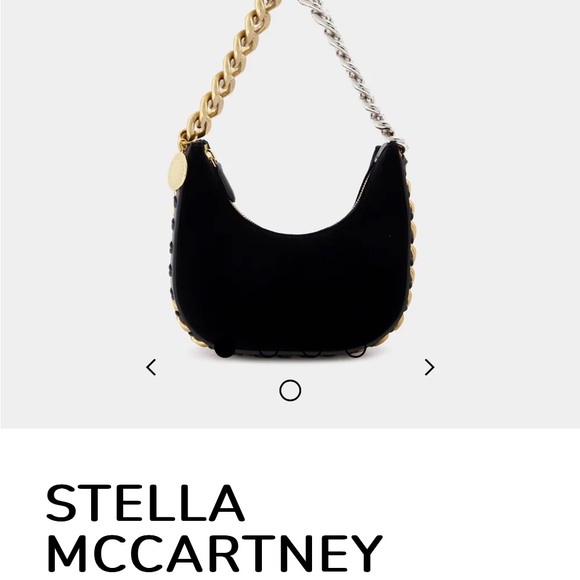 INC Stella McCartney Frayme hobo zip bag. - Picture 3 of 11